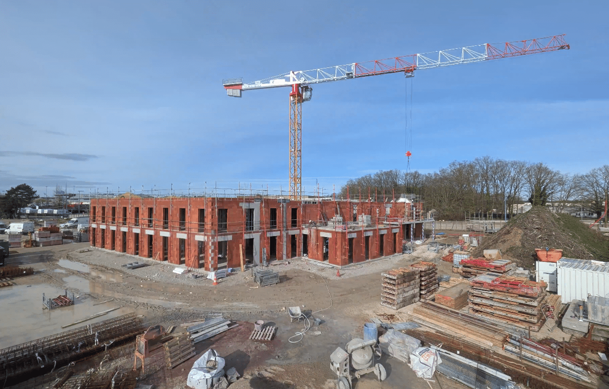 Avancement du chantier à Fleury-les-Aubrais