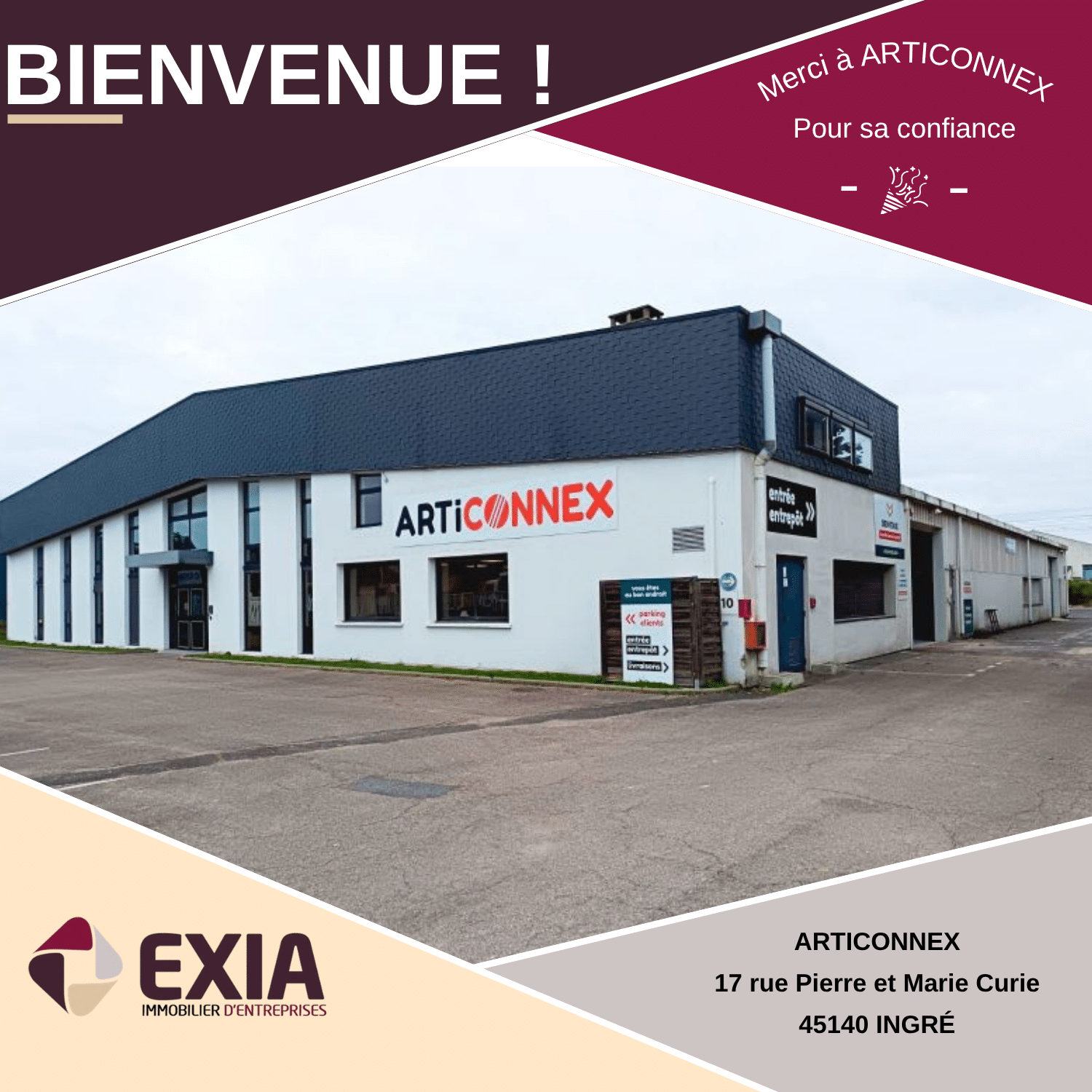 BIENVENUE A ARTICONNEX !