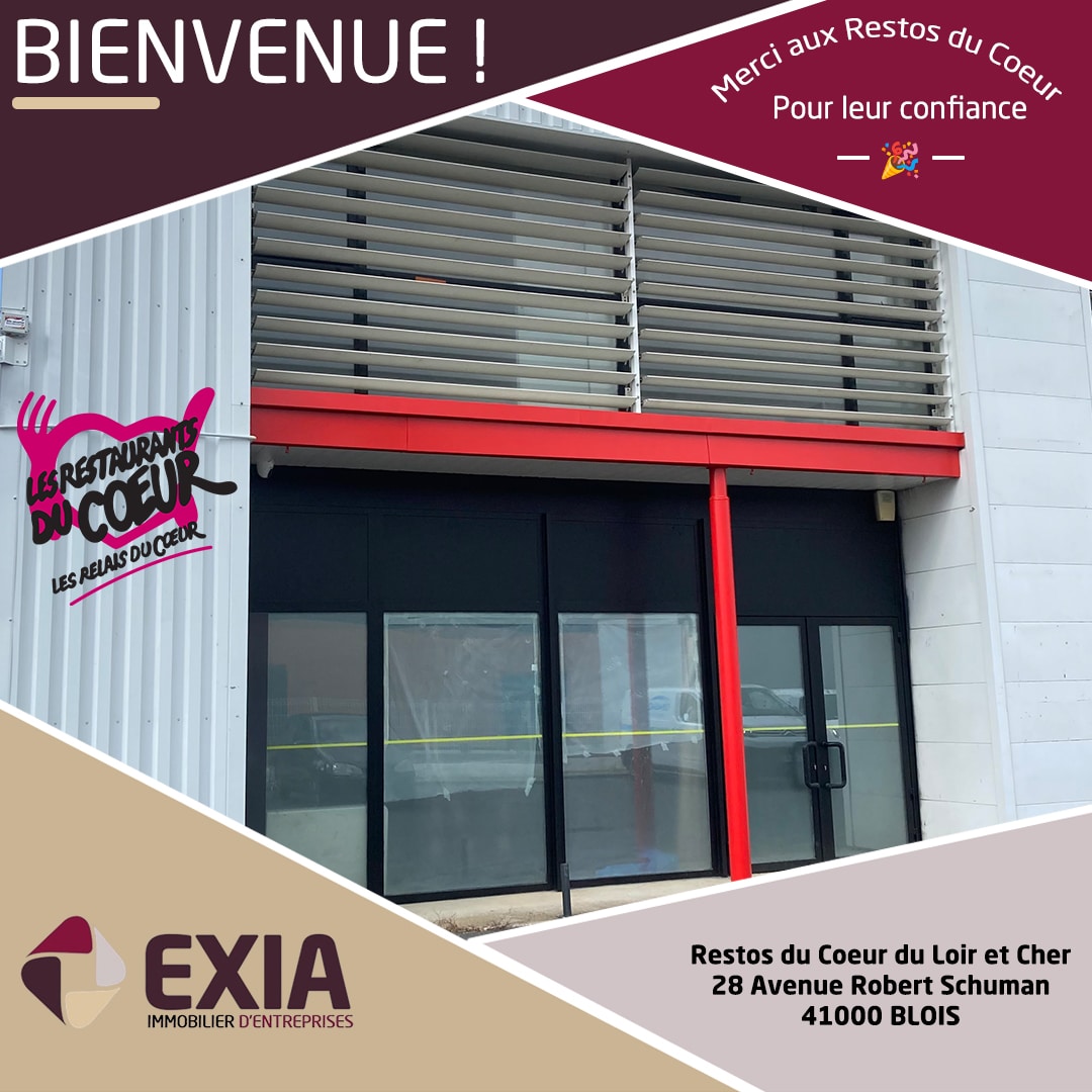 LES RESTOS DU COEUR EMMENAGENT DANS DE NOUVEAUX LOCAUX  !